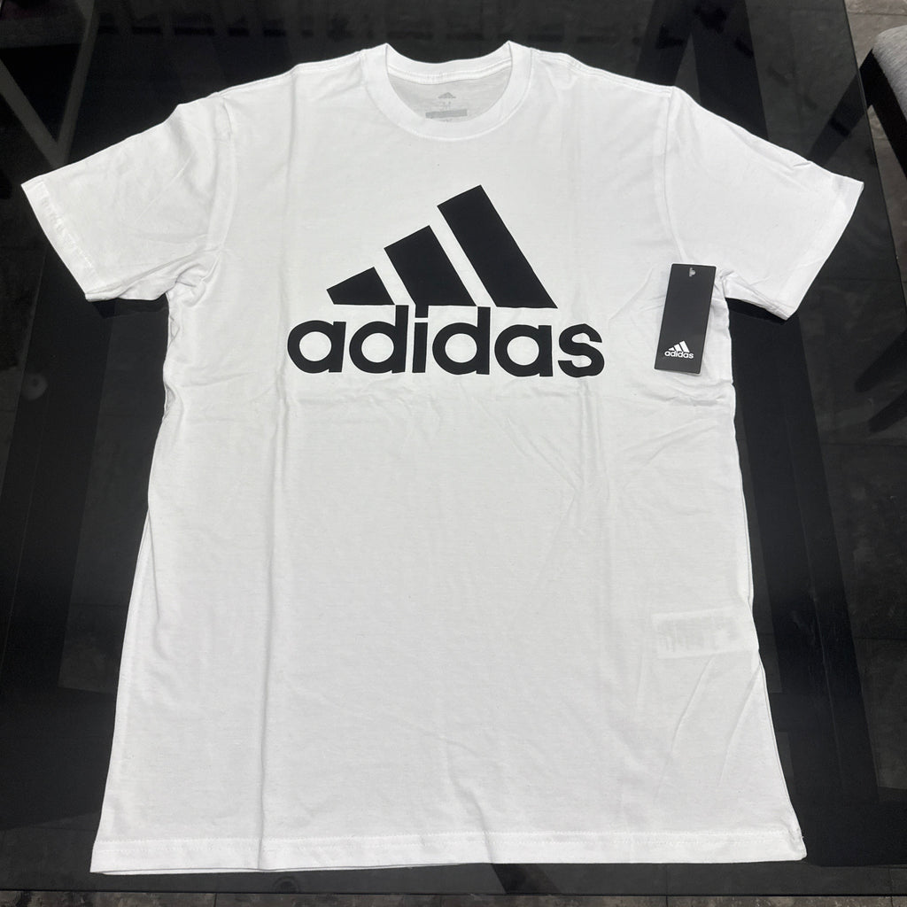 Adidas - Remera Blanca con Logo Negro Frente