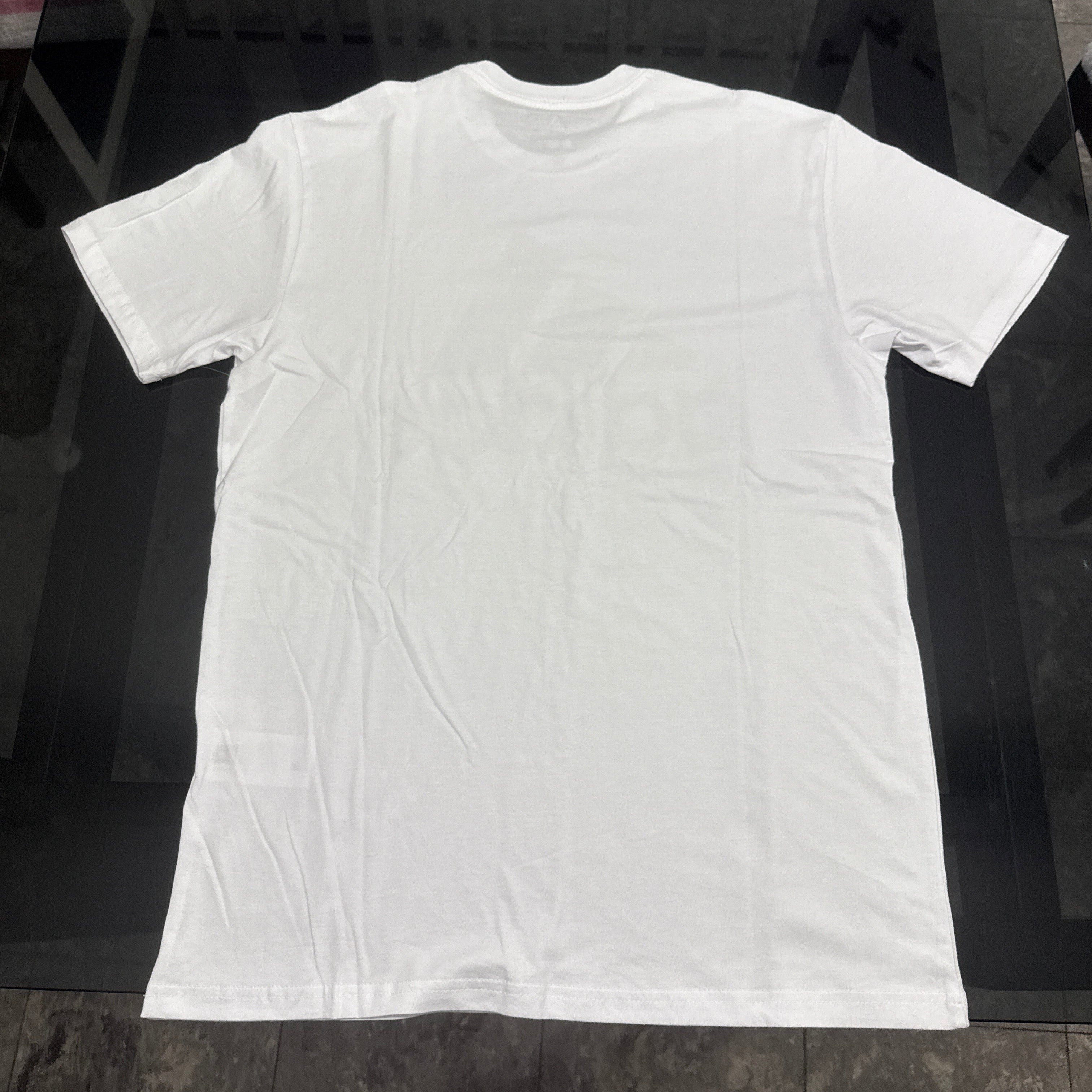 Adidas - Remera Blanca con Logo Negro Reverso