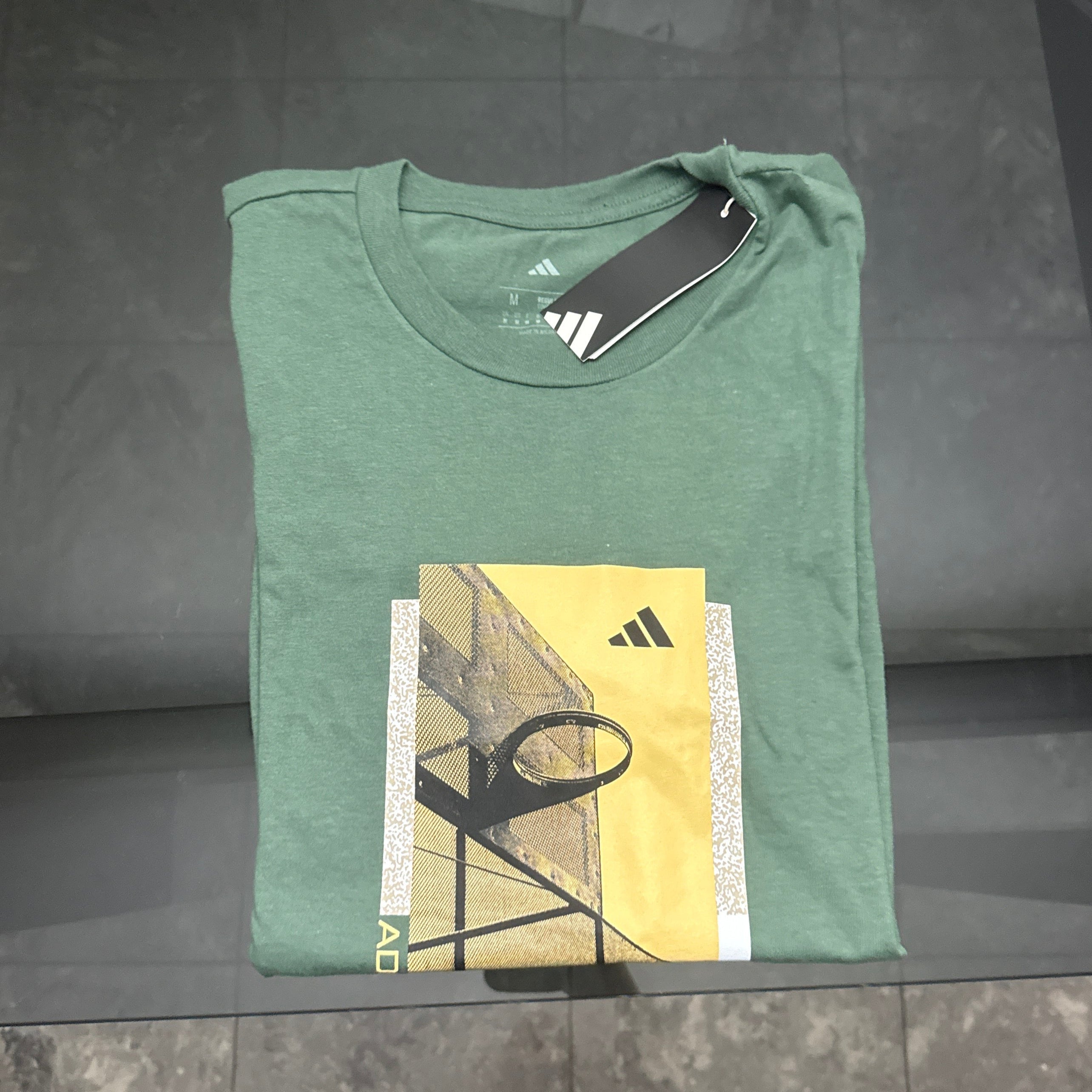 Adidas - Remera Hoops Doblada