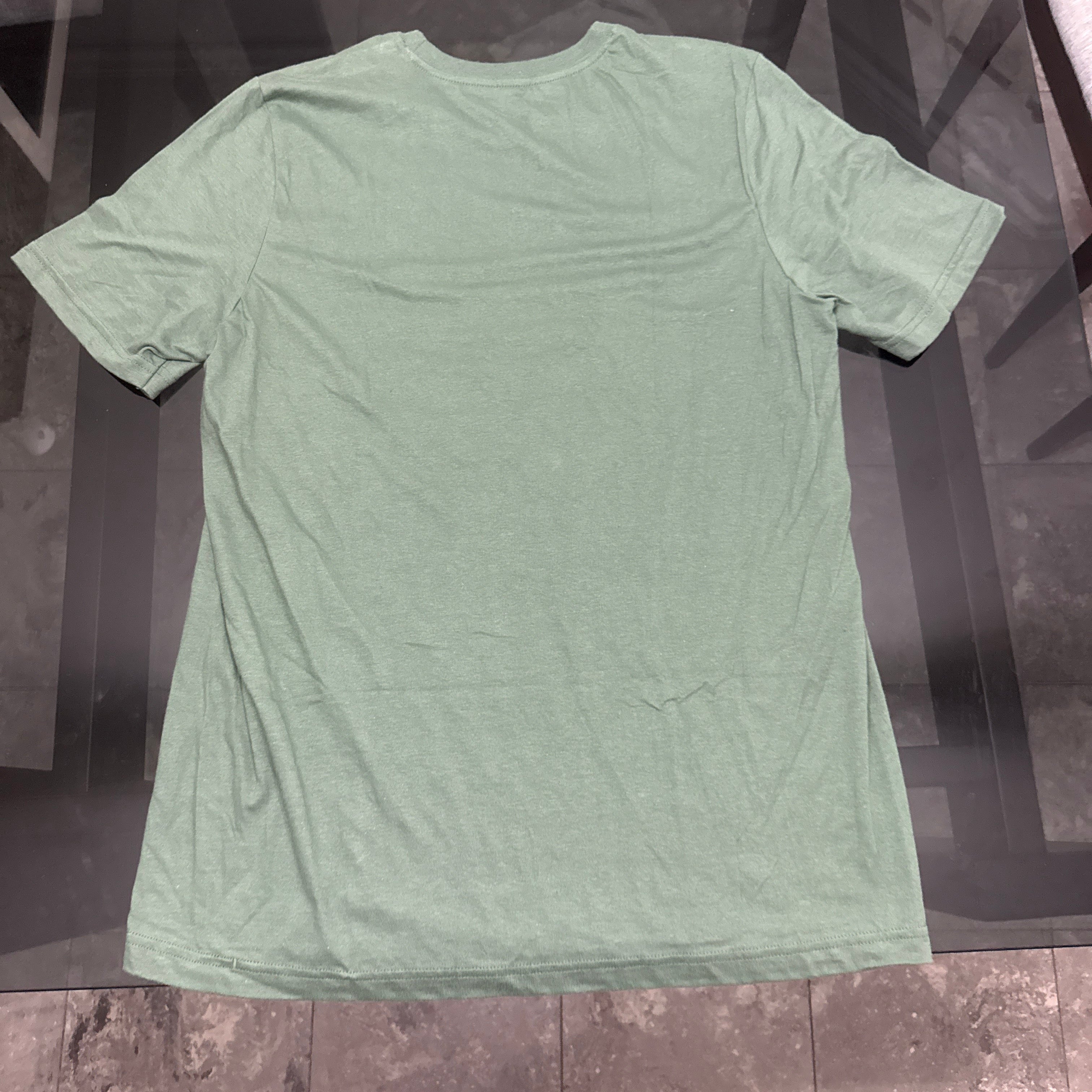 Adidas - Remera Verde Logo Camuflado Reverso
