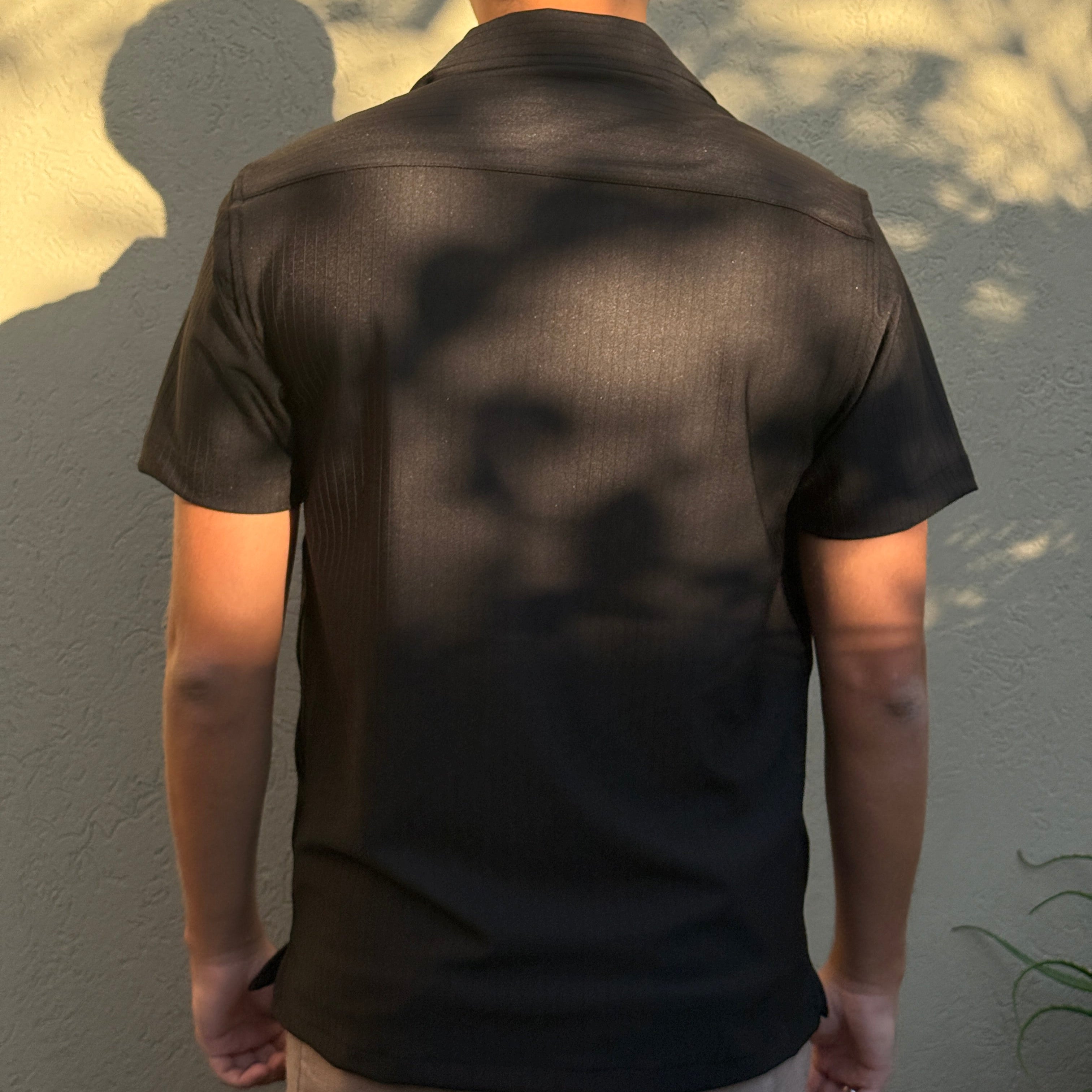 Cactus Man - Camisa Textured Espalda