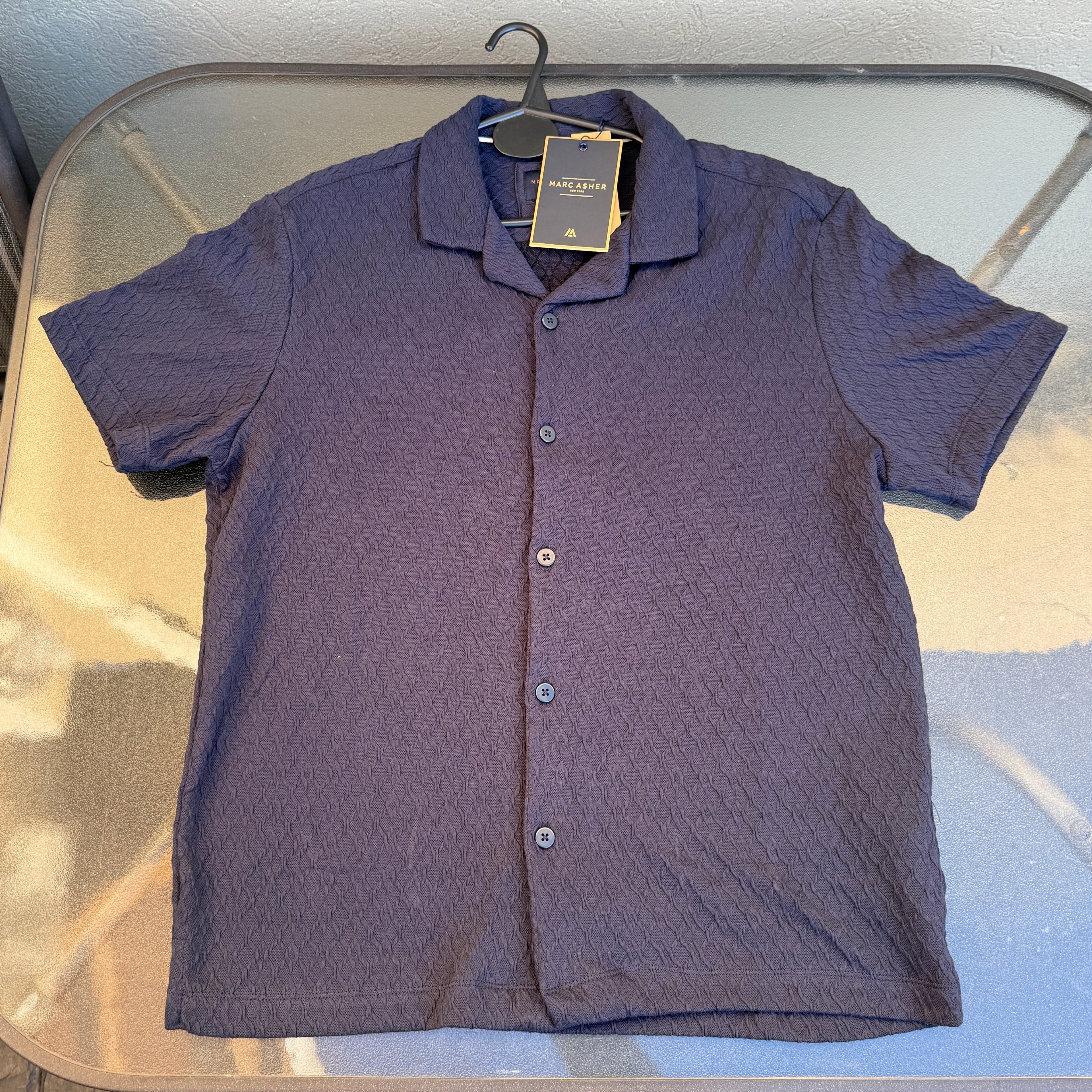 Marc Asher - Camisa con Patron Doblada