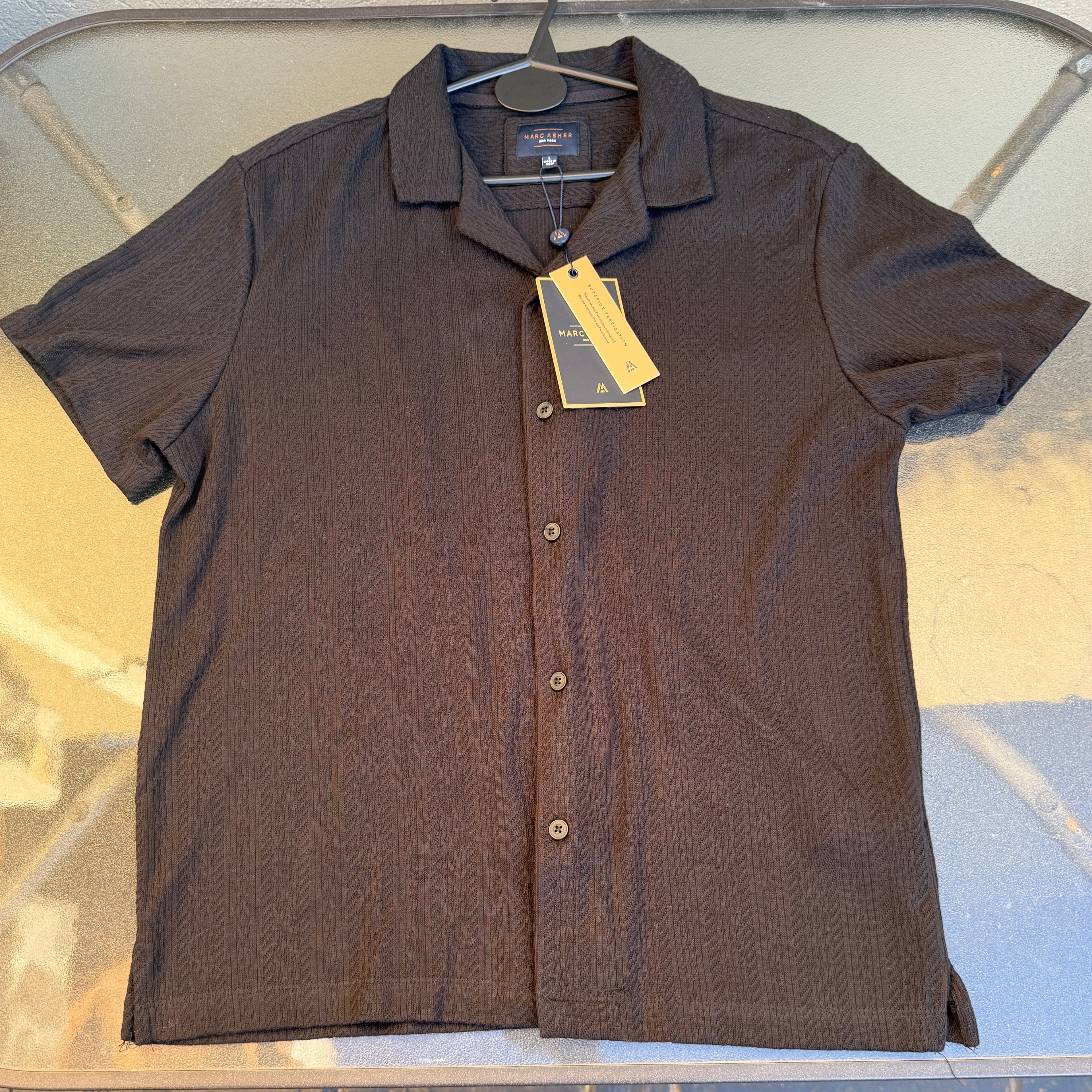 Marc Asher - Camisa con Rayas Doblada