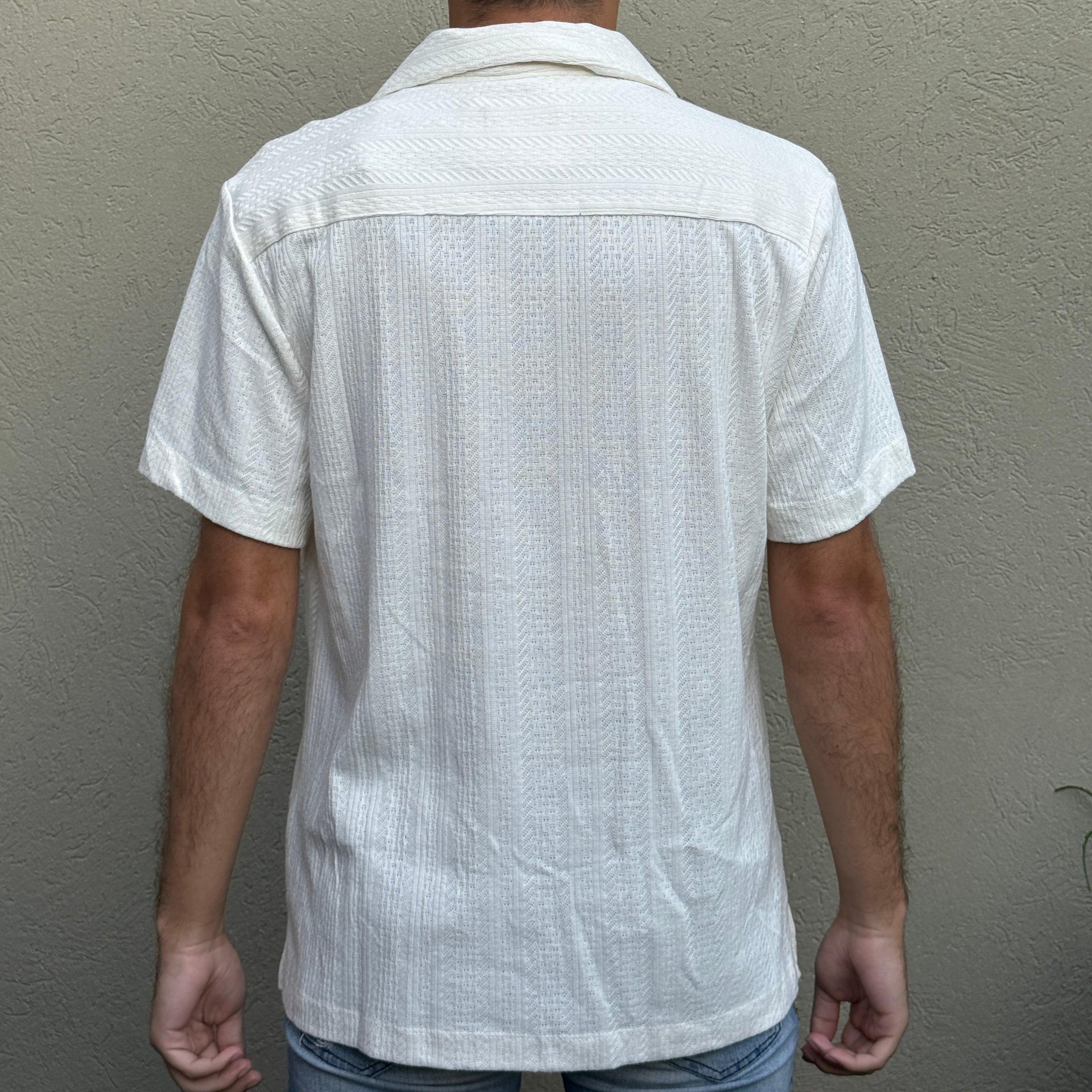 Marc Asher - Camisa con Rayas Espalda Blanca