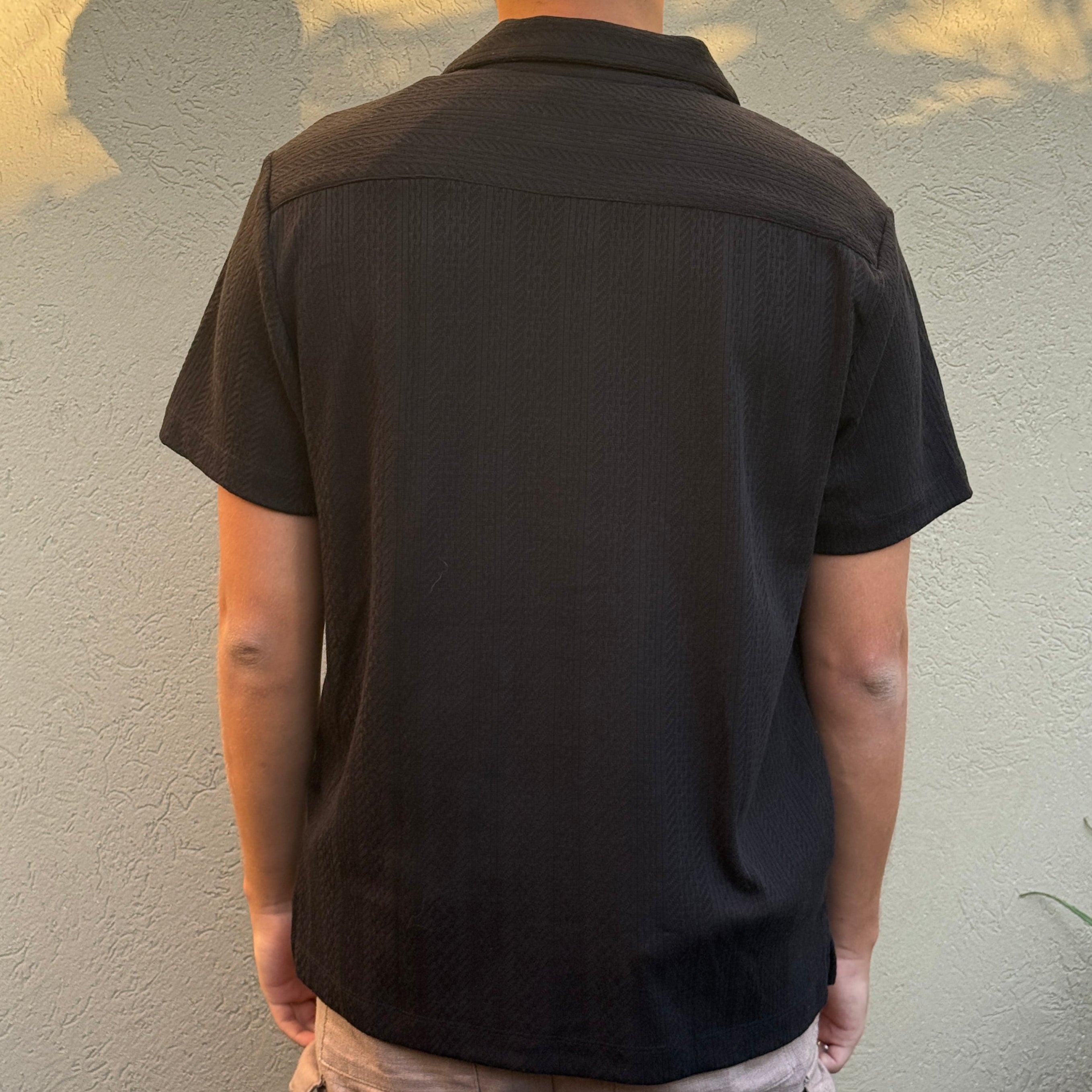 Marc Asher - Camisa con Rayas Espalda Negra