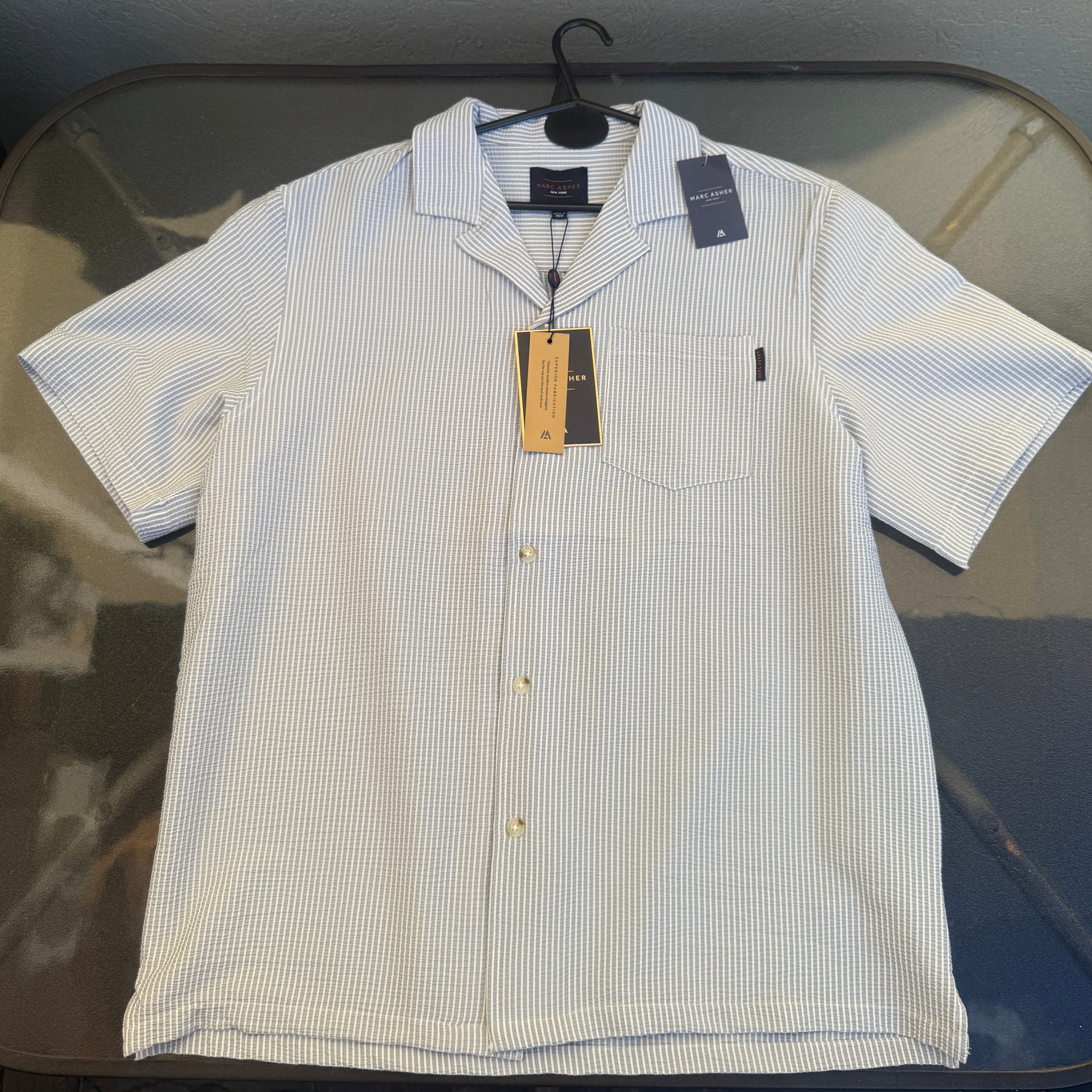 Marc Asher - Camisa de Rayas Doblada